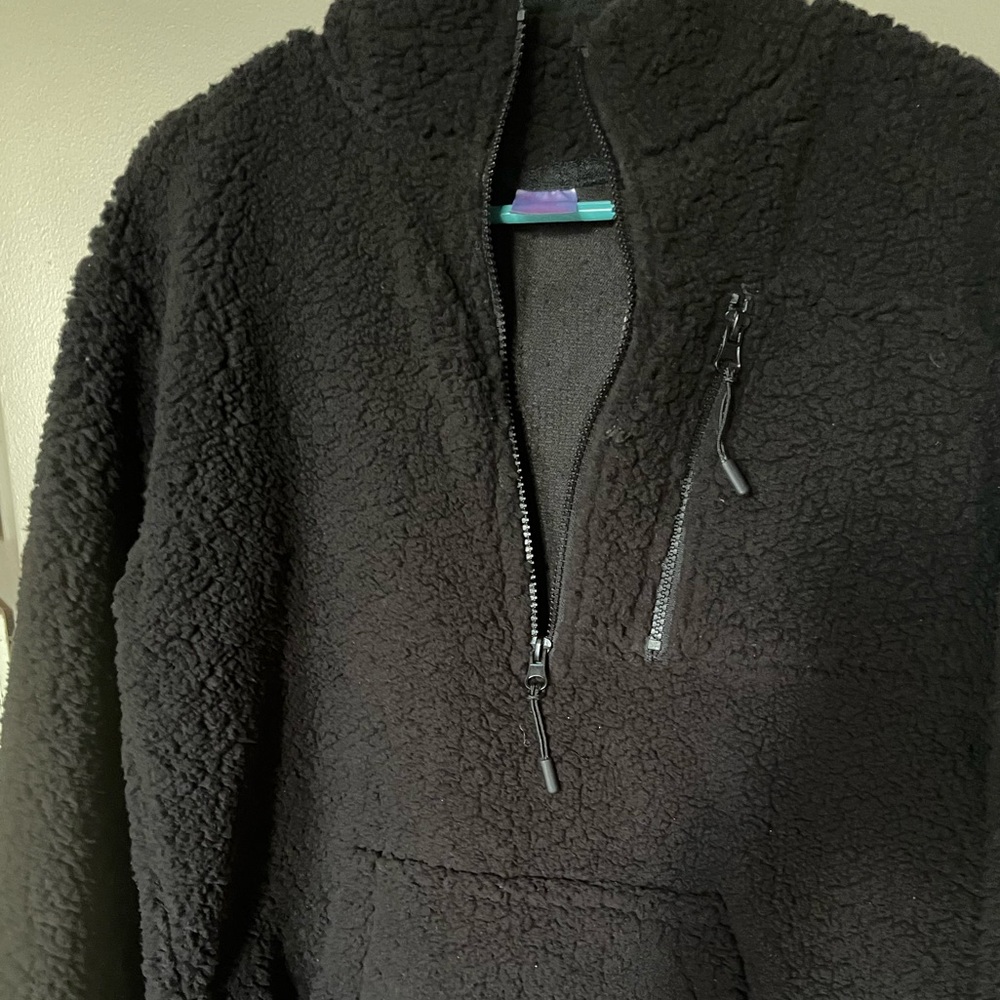 Half zip plush